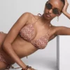 Dreieck-Bikini-Set mit seitlichen Bändern