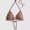 Dreieck-Bikini-Set mit seitlichen Bändern