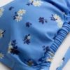 Dreieck-Bikini-Set mit seitlichen Bändern