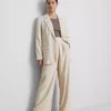Einreihiger Blazer aus Leinenmischung