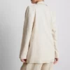 Einreihiger Blazer aus Leinenmischung