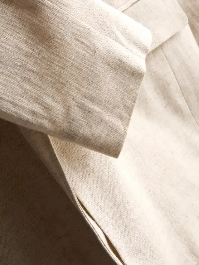 Einreihiger Blazer aus Leinenmischung