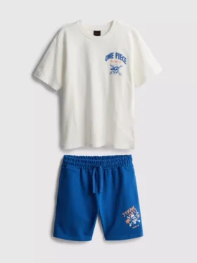 Einteiliges Set aus T-Shirt und Shorts