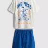 Einteiliges Set aus T-Shirt und Shorts
