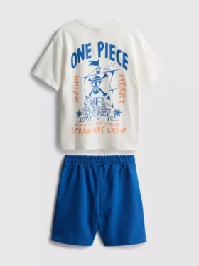 Einteiliges Set aus T-Shirt und Shorts