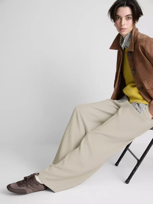 Elegante Hose mit weitem Bein