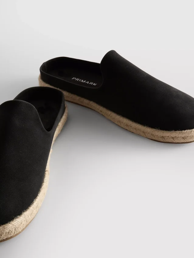 Espadrille-Pantoletten zum Hineinschlüpfen