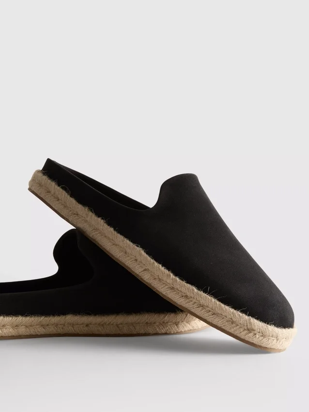 Espadrille-Pantoletten zum Hineinschlüpfen