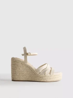Espadrille-Sandalen mit Keilabsatz