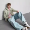 Essential Hoodie mit durchgehendem Reissverschluss