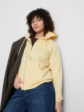 Essential Hoodie mit durchgehendem Reissverschluss