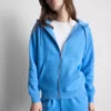 Essential Hoodie mit durchgehendem Reissverschluss