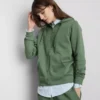Essential Hoodie mit durchgehendem Reissverschluss