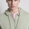 Essential Hoodie mit durchgehendem Reissverschluss