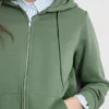 Essential Hoodie mit durchgehendem Reissverschluss