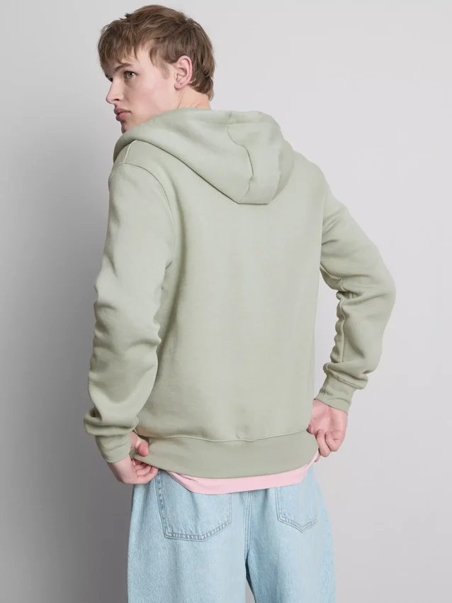 Essential Hoodie mit durchgehendem Reissverschluss