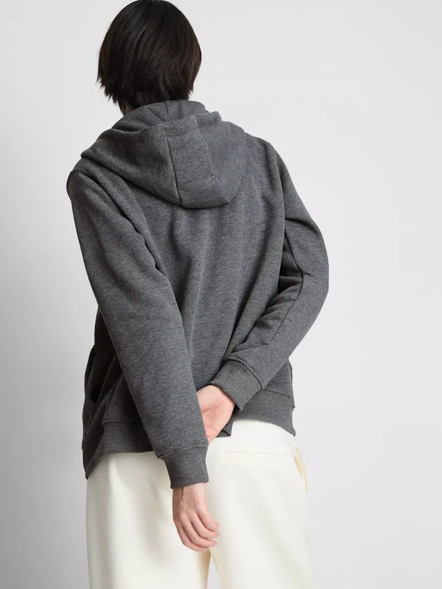 Essential Hoodie mit durchgehendem Reissverschluss