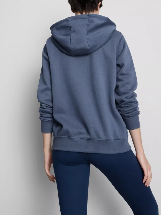 Essential Hoodie mit durchgehendem Reissverschluss