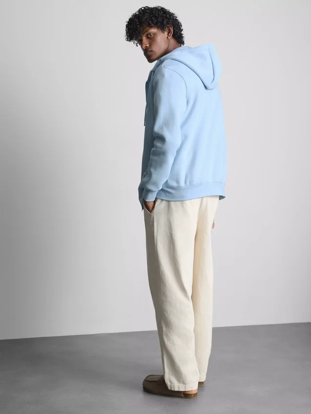 Essential Hoodie mit durchgehendem Reissverschluss