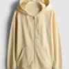 Essential Hoodie mit durchgehendem Reissverschluss