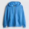 Essential Hoodie mit durchgehendem Reissverschluss