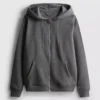 Essential Hoodie mit durchgehendem Reissverschluss