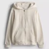 Essential Hoodie mit durchgehendem Reissverschluss