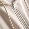 Essential Hoodie mit durchgehendem Reissverschluss