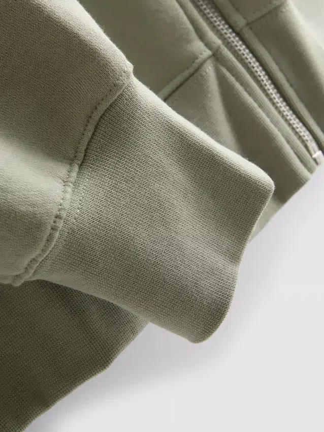 Essential Hoodie mit durchgehendem Reissverschluss