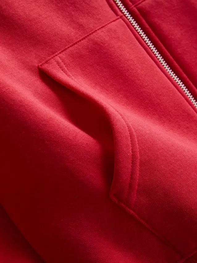 Essential Hoodie mit durchgehendem Reissverschluss