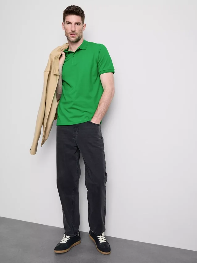 Essential Stretch-Polohemd