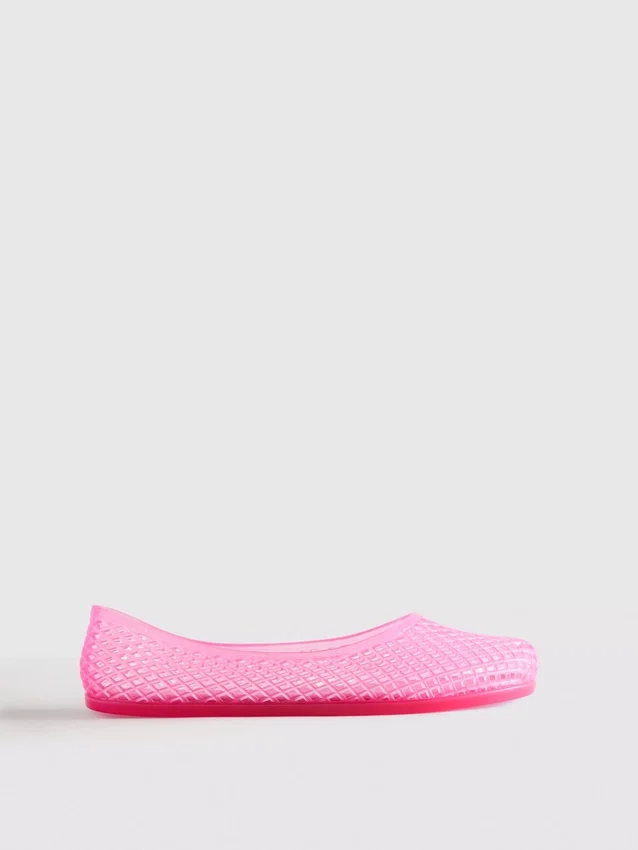 Flache Schuhe aus Jelly