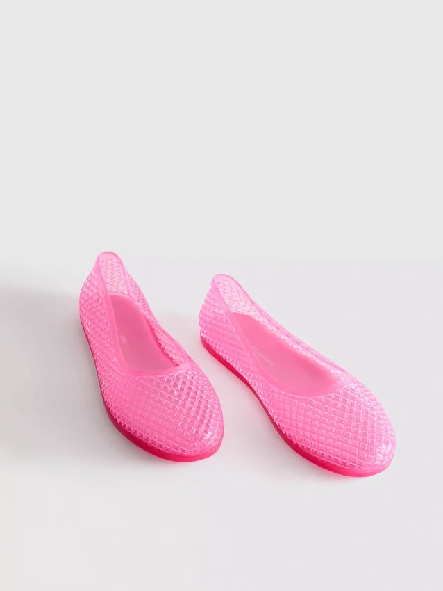 Flache Schuhe aus Jelly