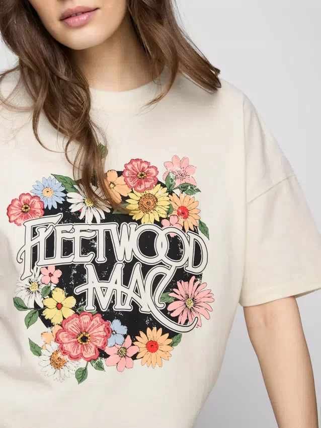 Fleetwood Mac – Lässiges Baumwoll-T-Shirt mit Aufdruck