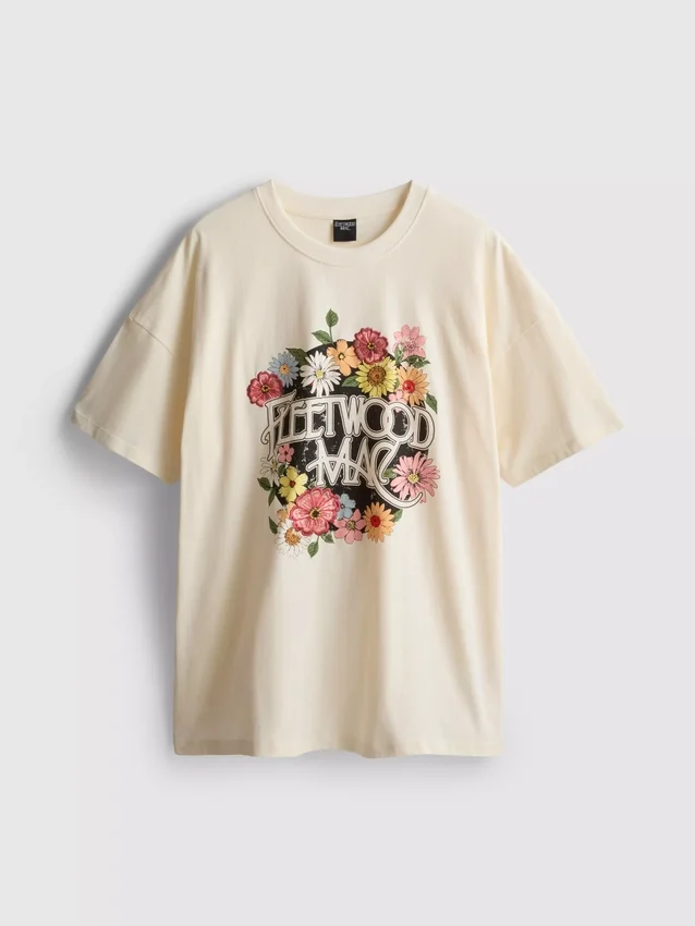 Fleetwood Mac – Lässiges Baumwoll-T-Shirt mit Aufdruck