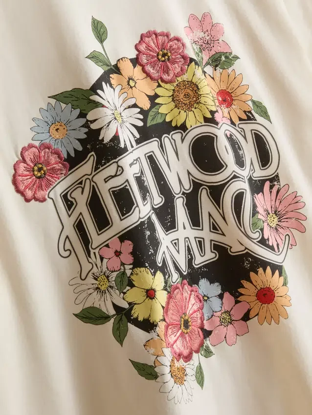 Fleetwood Mac – Lässiges Baumwoll-T-Shirt mit Aufdruck