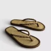 Flip-Flops im Seegras-Look