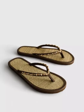 Flip-Flops im Seegras-Look