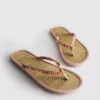 Flip-Flops im Seegras-Look