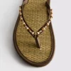 Flip-Flops im Seegras-Look
