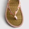 Flip-Flops im Seegras-Look