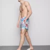 Floral graffiti shorts