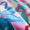 Floral graffiti shorts