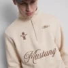 Ford Mustang Sweatshirt mit halbem Reissverschluss