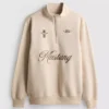 Ford Mustang Sweatshirt mit halbem Reissverschluss