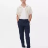 Formelle Twill-Hose in Slim-Fit-Passform