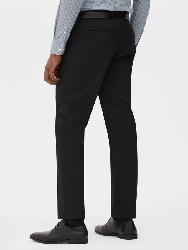 Formelle Twill-Hose in Slim-Fit-Passform