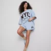 Freizeitshorts aus baumwollreichem Stoff im NYC-Stil