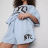 Freizeitshorts aus baumwollreichem Stoff im NYC-Stil