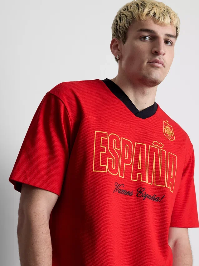 Fussball-Hemd mit Spanien-Motiv